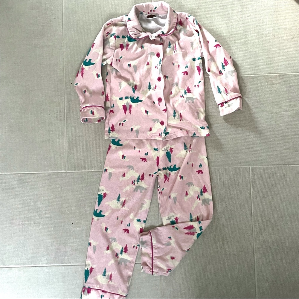 Outdoor Kids Bass Pro Flannel Pajamas Sz 5